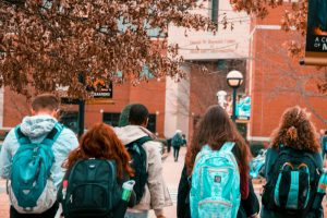 A backpack filled with college supplies, symbolizing tips for parents of college students during their transition.