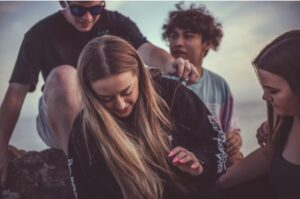 A serene landscape with a sunset, symbolizing hope and recovery options for teenagers.